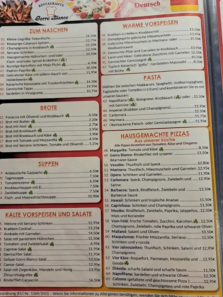 Menu_Gorro Blanco_Playa del Ingles_image_2