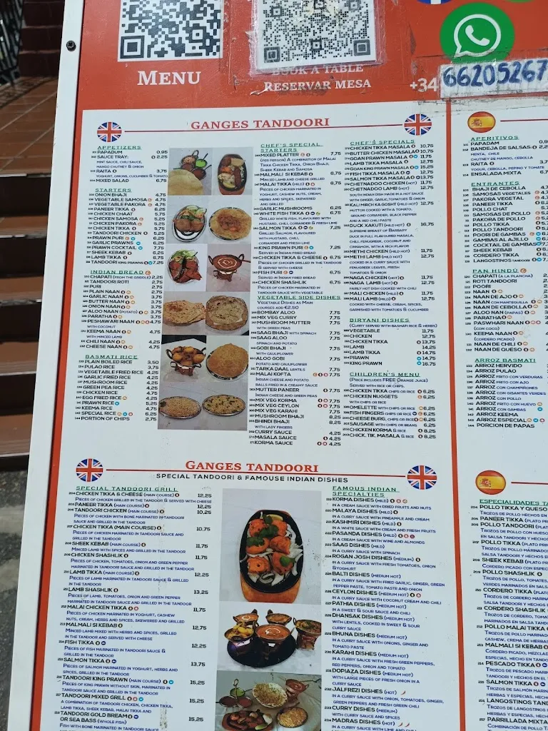 Menu_Ganges Tandoori, Playa de Las Americas_Playa de las Américas_immagine_2