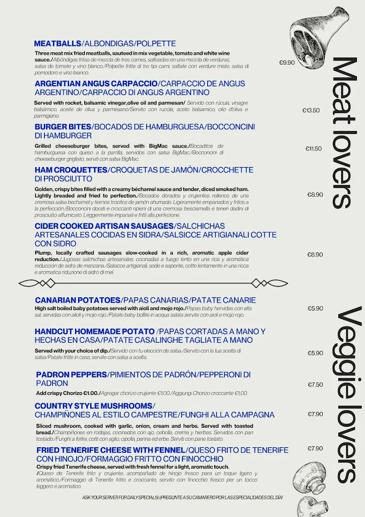 Menu_Bocaditos y Mar_Playa de las Américas_image_2