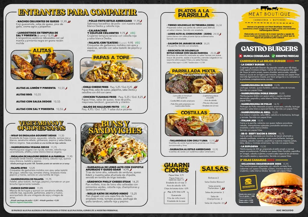 Menu_Dedos Playa de las Américas | Urban Diner - Smashburger_Playa de las Américas_image_2