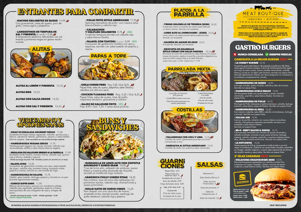 Menu_Dedos Playa de las Américas | Urban Diner - Smashburger_Playa de las Américas_image_3