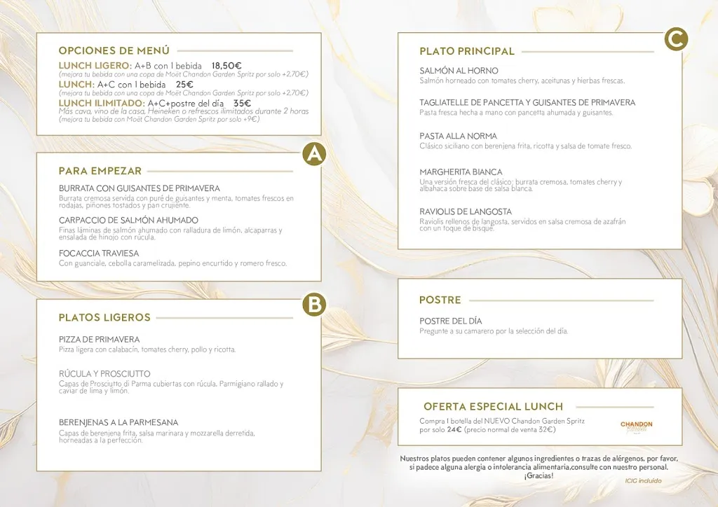 Menu_Bianco Restaurant_Playa de las Américas_immagine_1