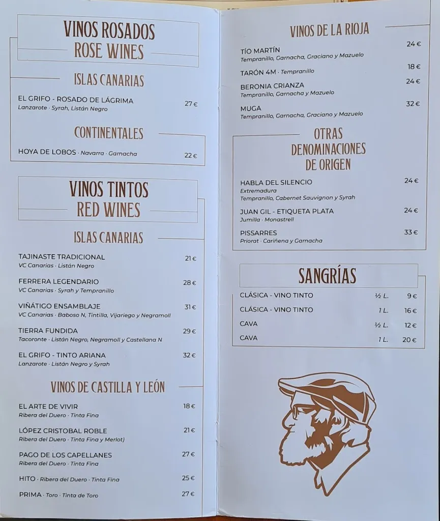 Menu_Taberna Tío Martín_Playa de las Américas_image_3