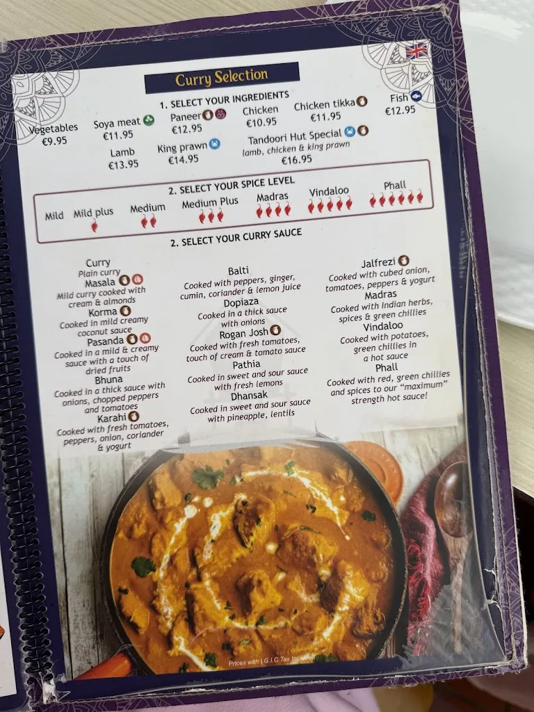 Menu_Tandoori Hut - Las Americas_Playa de las Américas_image_2