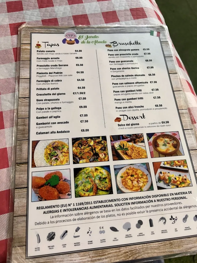 Menu_El Jardin De La Abuela_Playa de las Américas_image_4