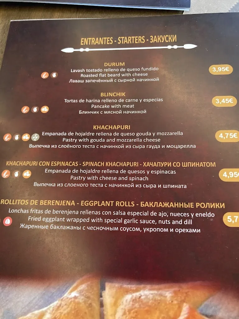 Menu_Restaurante Rincón Armenio_Playa de las Américas_image_4