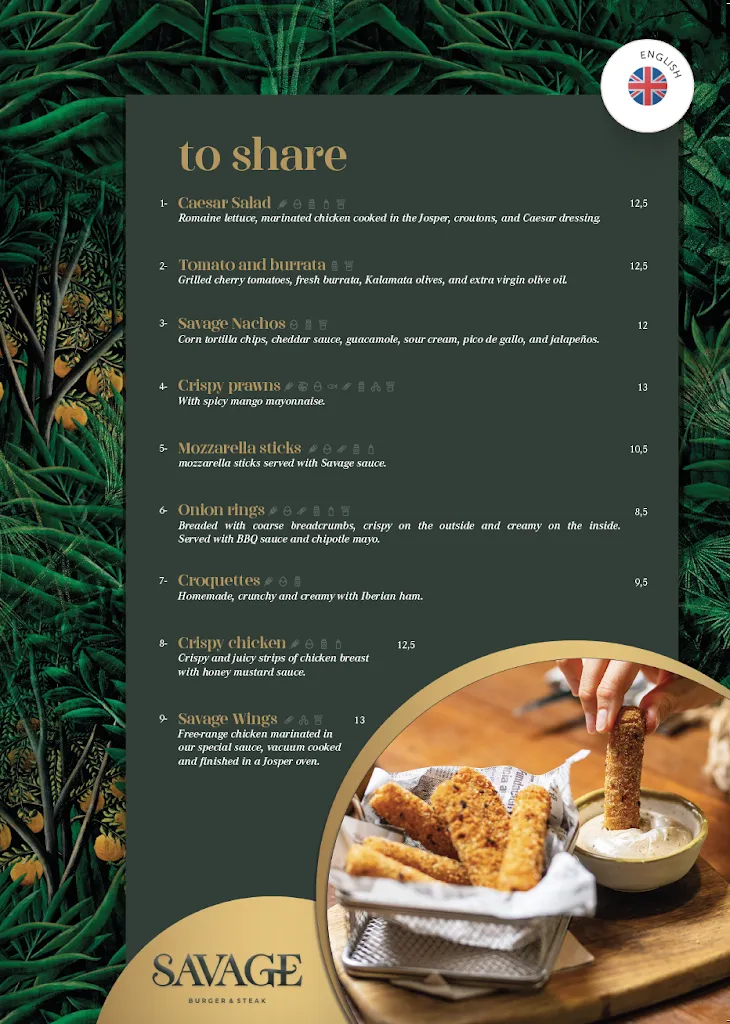 Menu_Savage Tenerife_Playa de las Américas_image_2