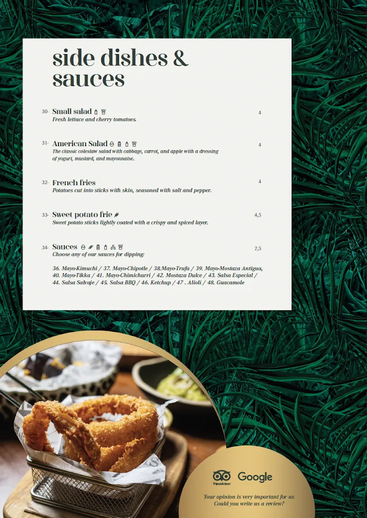 Menu_Savage Tenerife_Playa de las Américas_image_4