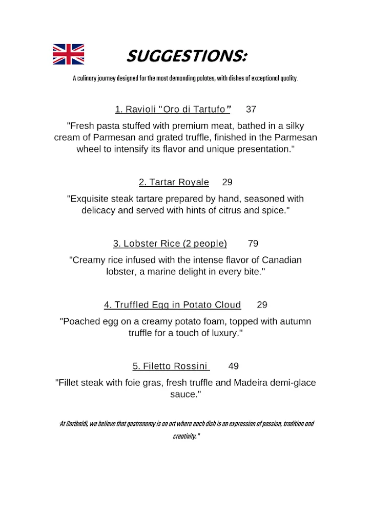 Menu_Restaurante Garibaldi Tenerife_Playa de las Américas_image_3