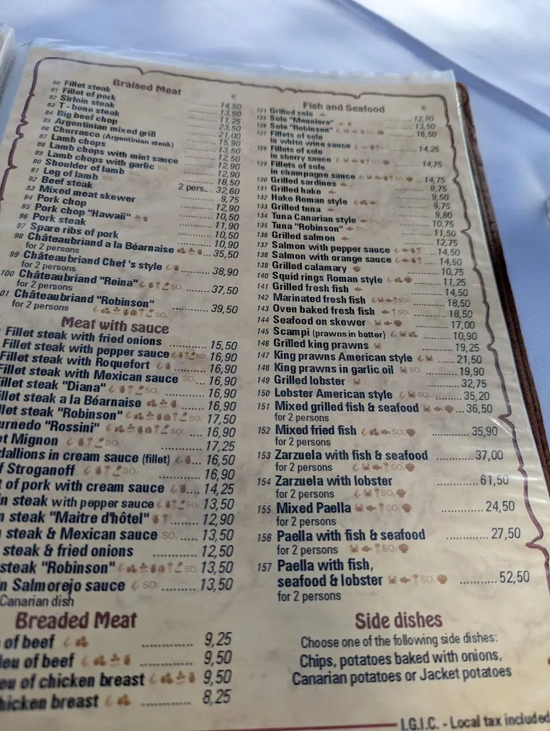 Menu_Restaurant Robinson_Playa de las Américas_image_3