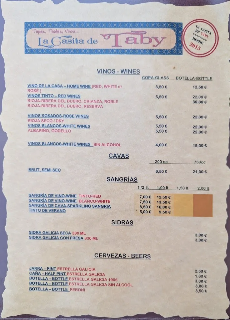 Menu_La casita de Taby_Playa de las Américas_image_1
