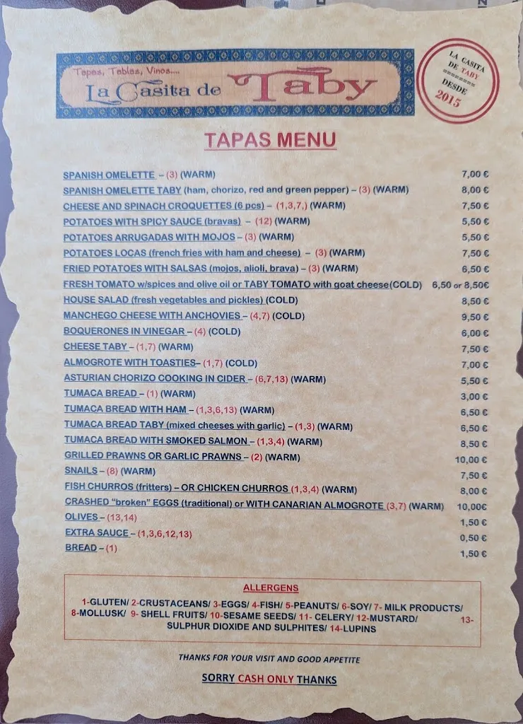 Menu_La casita de Taby_Playa de las Américas_image_4