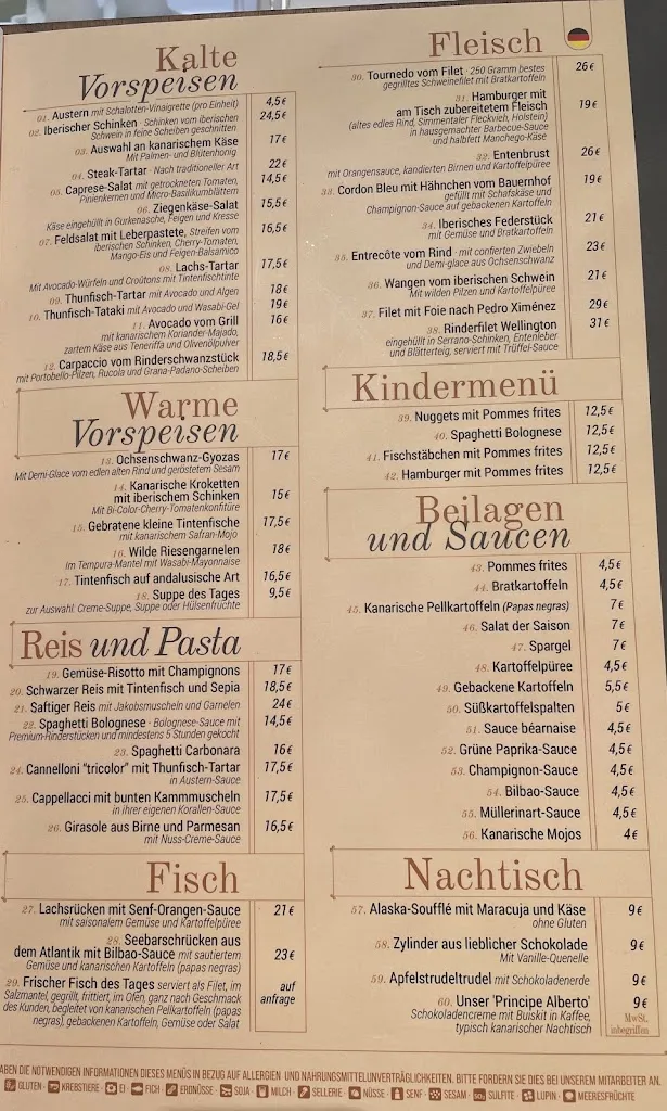 Menu_Restaurante Gula_Playa de las Américas_image_1