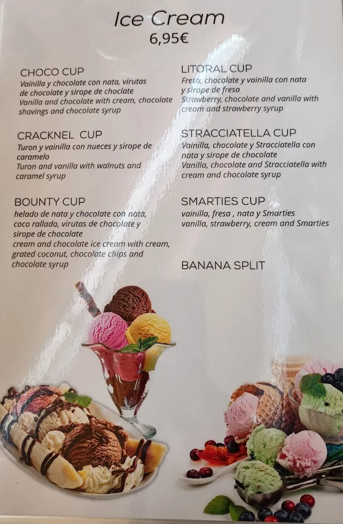 Menu_Restaurante Litoral_Playa de las Américas_image_1