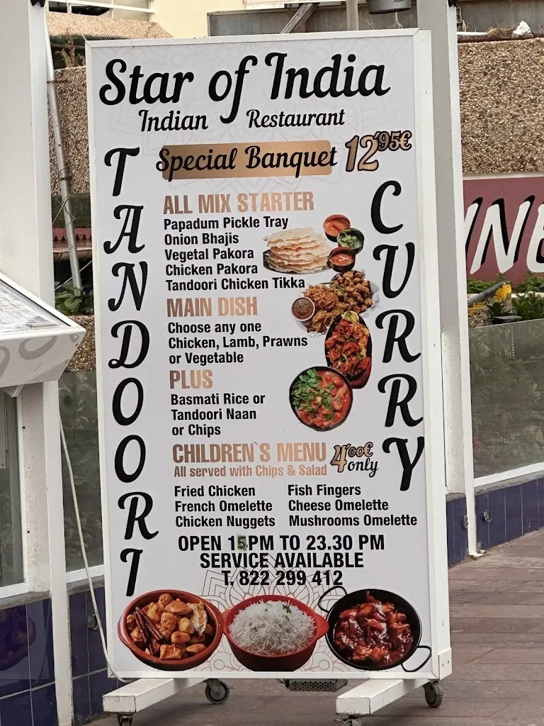 Menu_Star of India_Playa de las Américas_image_3