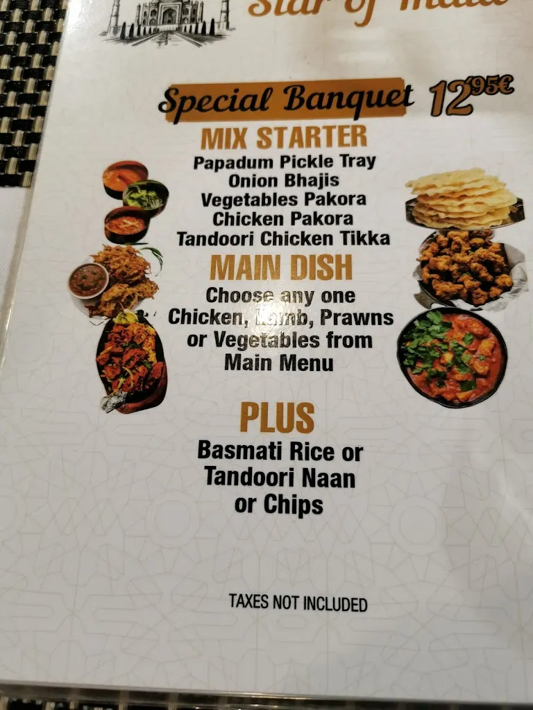 Menu_Star of India_Playa de las Américas_image_4