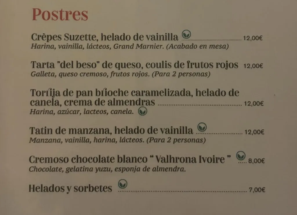 Menu_Bésame Mucho_Playa de las Américas_image_2