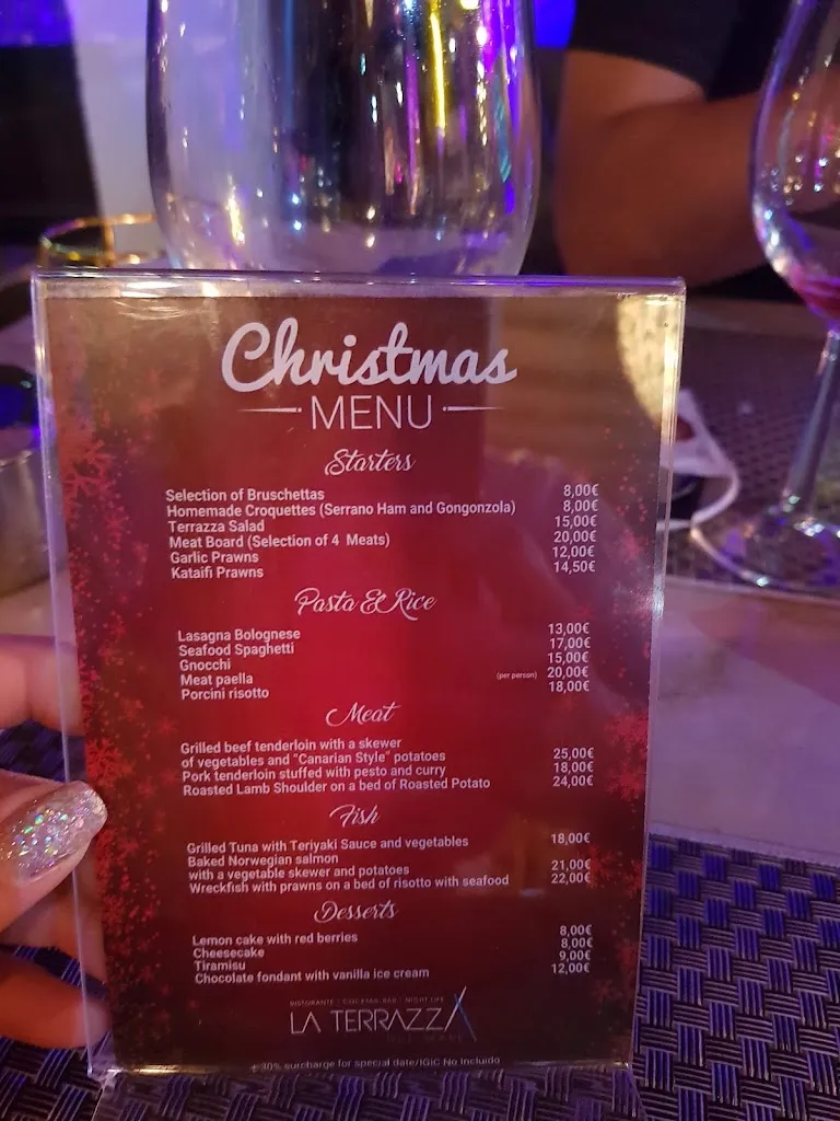 Menu_La Terrazza del Mare_Playa de las Américas_immagine_3
