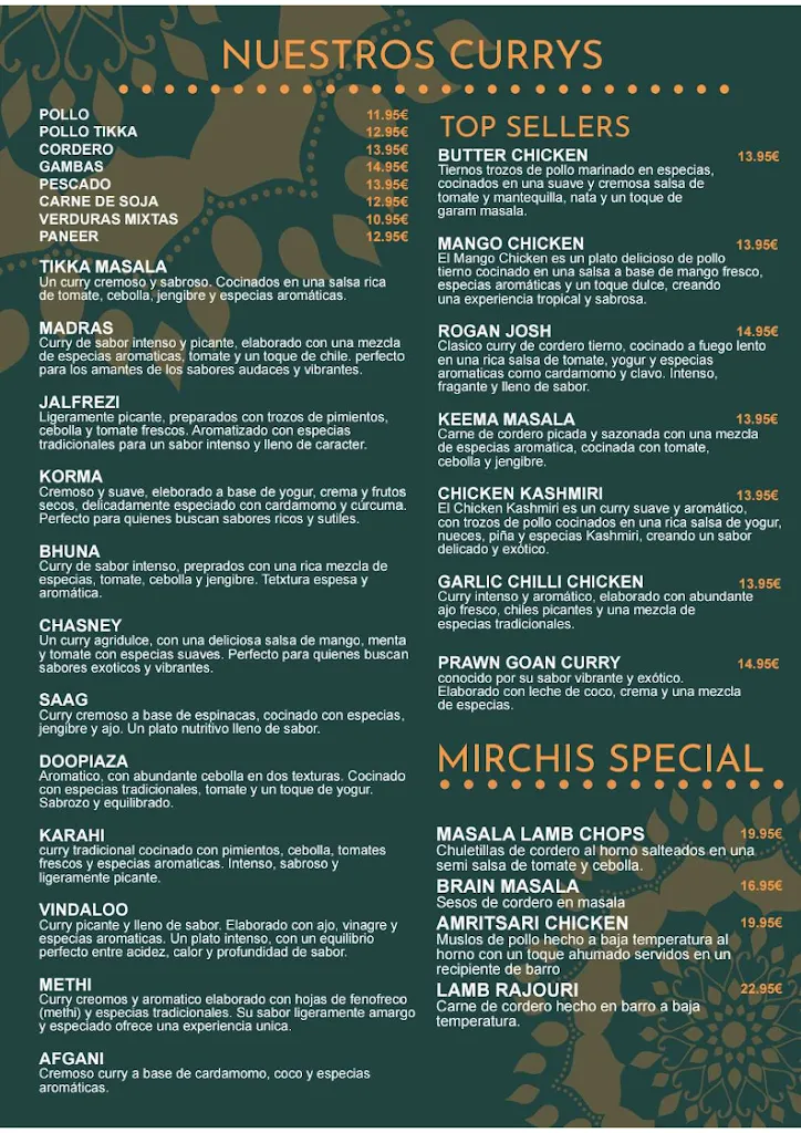 Mirchis Tandoori_Playa de las Américas_menu_image_1