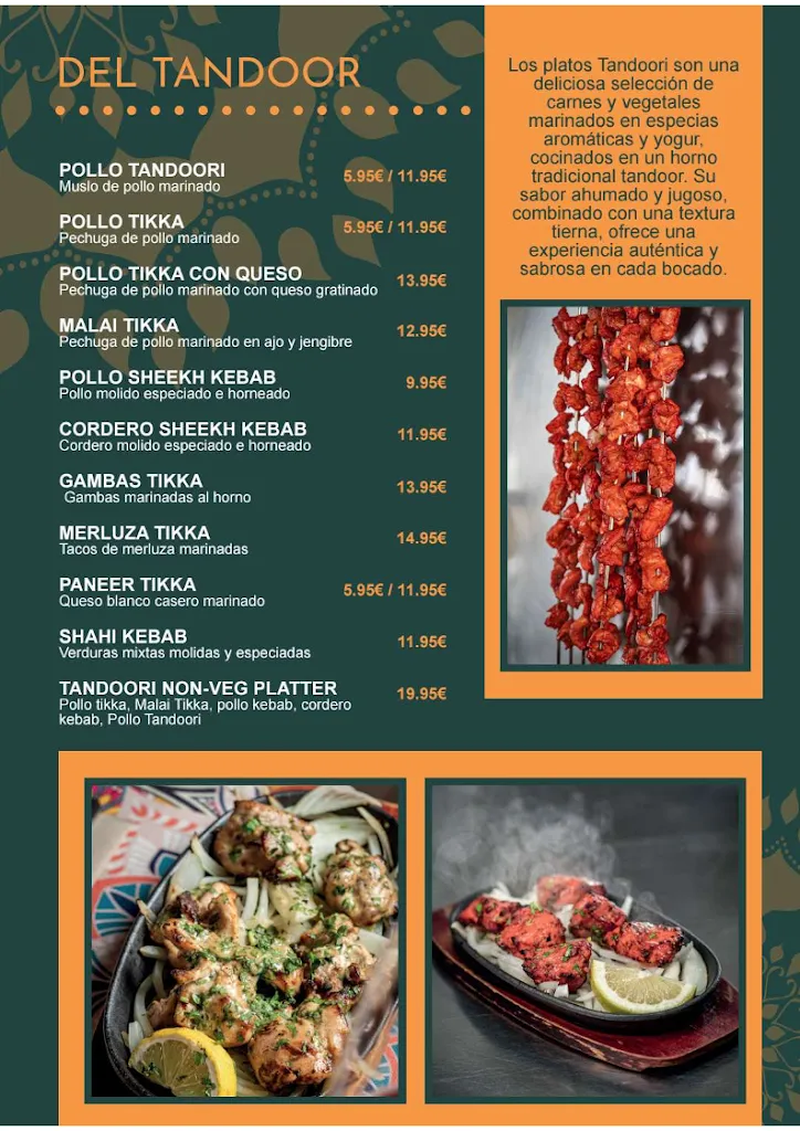 Menü_Mirchis Tandoori_Playa de las Américas_Bild_3