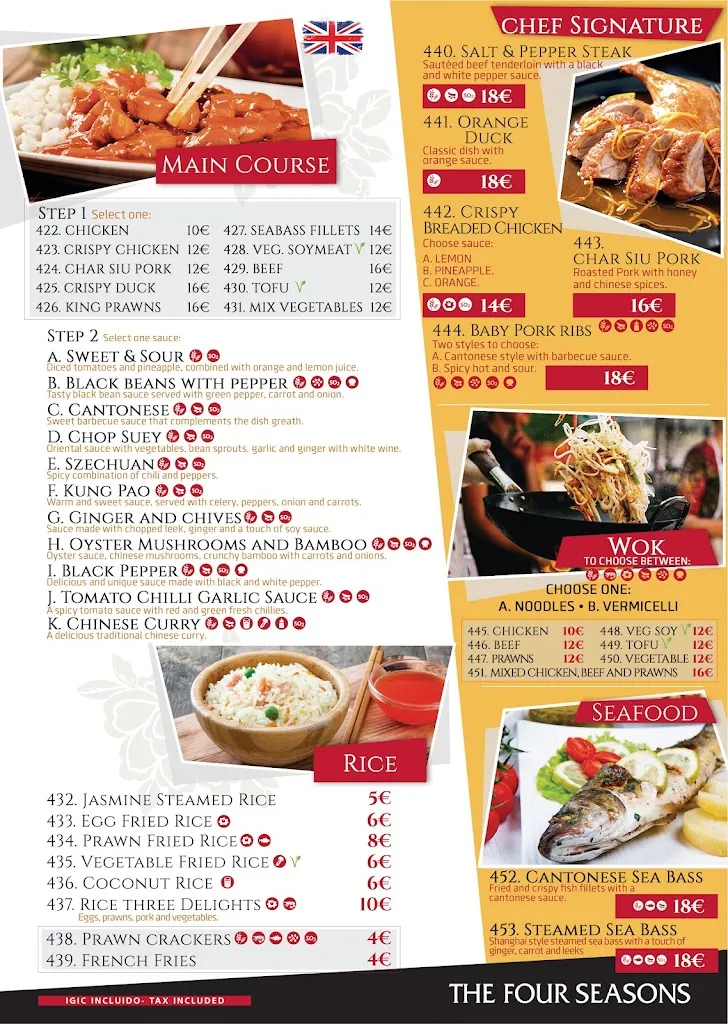 Menu_The Four Seasons - Oriental Restaurant_Playa de las Américas_image_2