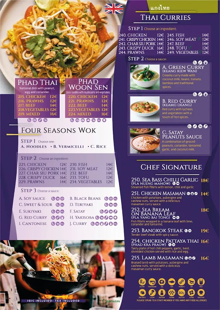 Menu_The Four Seasons - Oriental Restaurant_Playa de las Américas_image_3