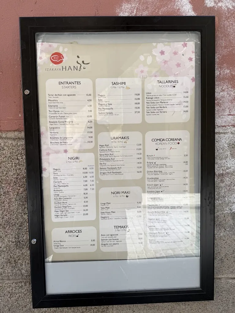 Menu_Izakaya Han_San Bartolomé_image_3