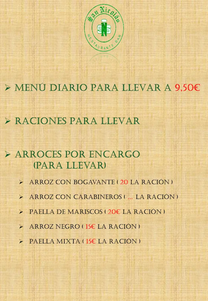 Menu_Restaurante San Nicolás Arrocería_San Nicolás_image_2