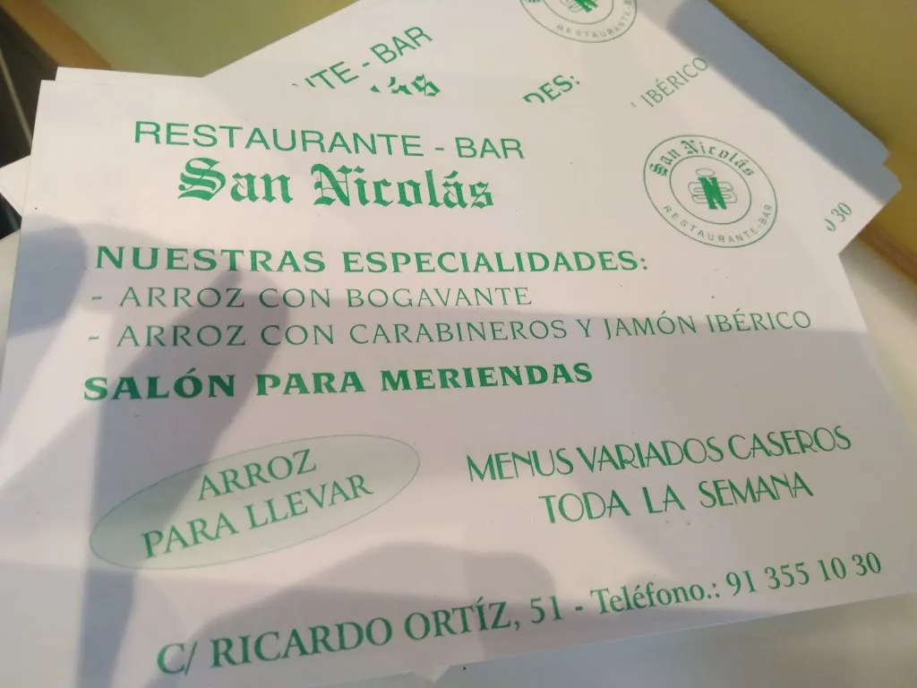 Menu_Restaurante San Nicolás Arrocería_San Nicolás_image_4