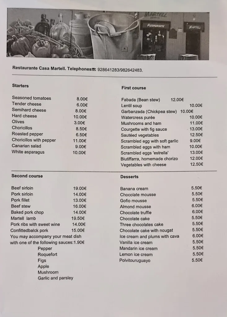 Menu_Restaurante Casa Martell_Santa Brígida_image_3