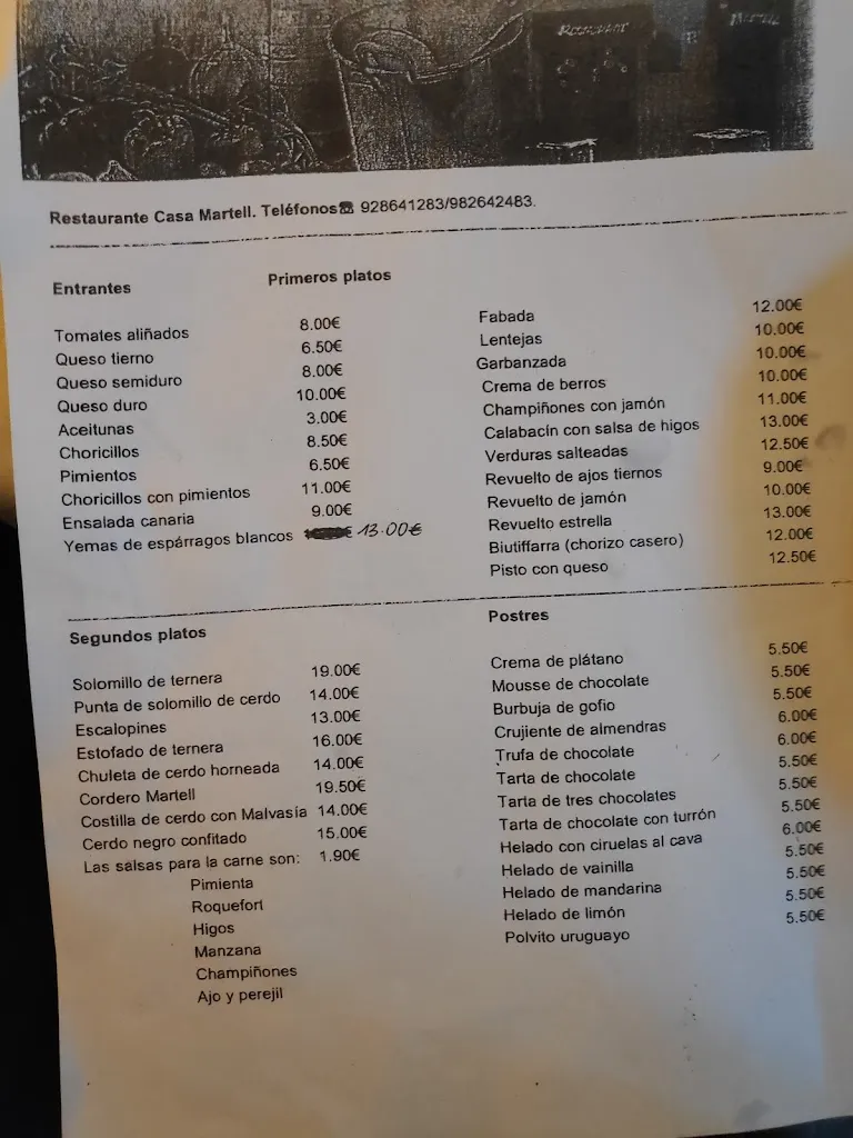 Menu_Restaurante Casa Martell_Santa Brígida_image_4