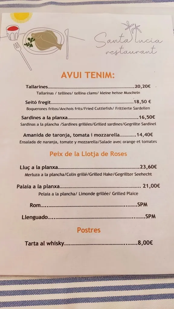 Menu_Restaurant Santallúcia_Santa Lucía_image_3