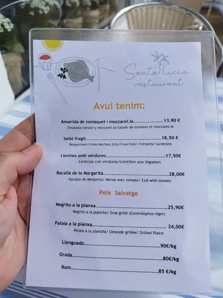 Menu_Restaurant Santallúcia_Santa Lucía_image_4