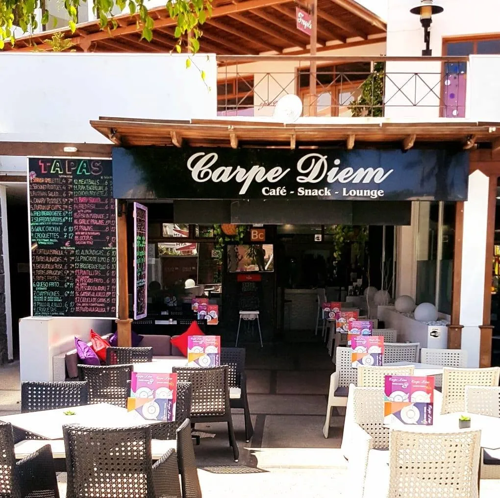 Carpe Diem restaurant in Playa Blanca