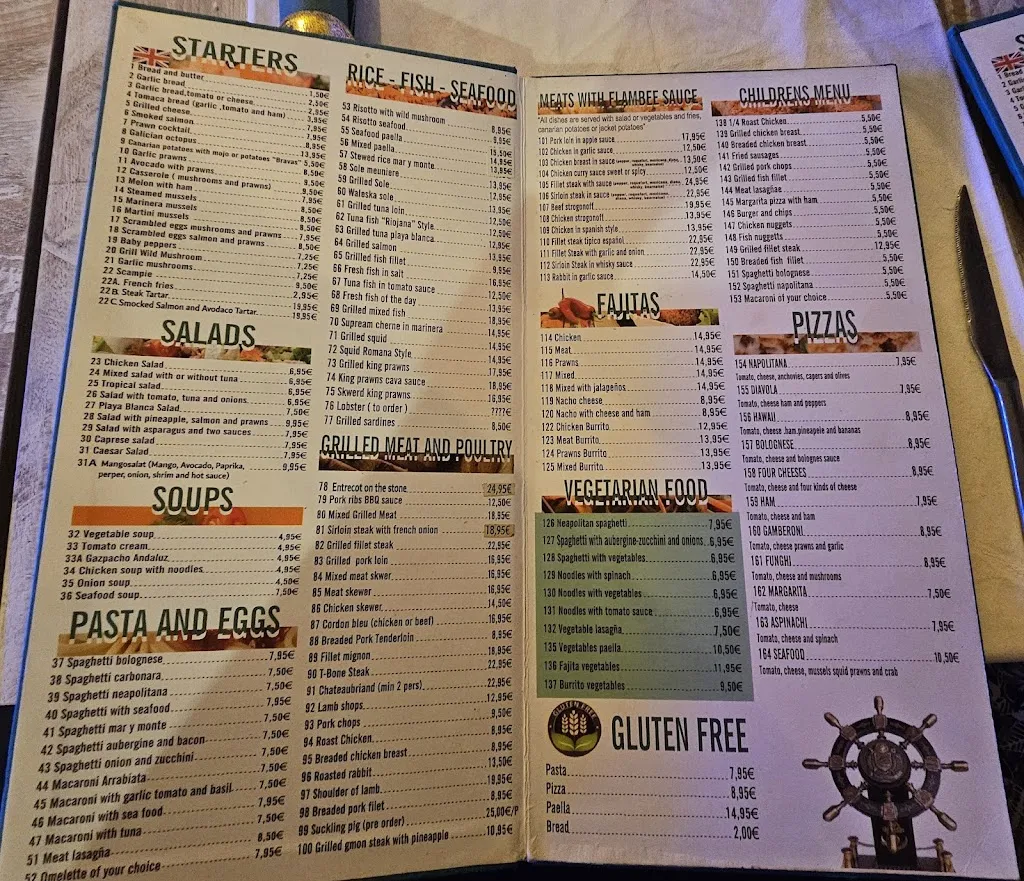 Menu_Restaurante Playa Blanca Grill_Playa Blanca_image_1