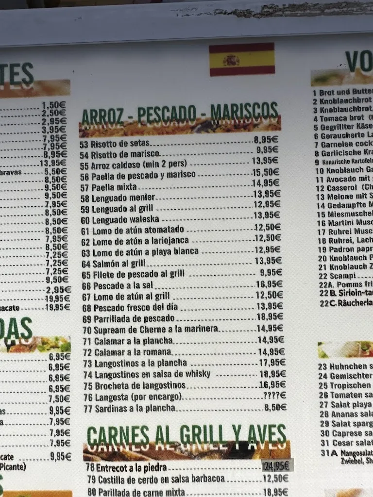 Menu_Restaurante Playa Blanca Grill_Playa Blanca_image_3