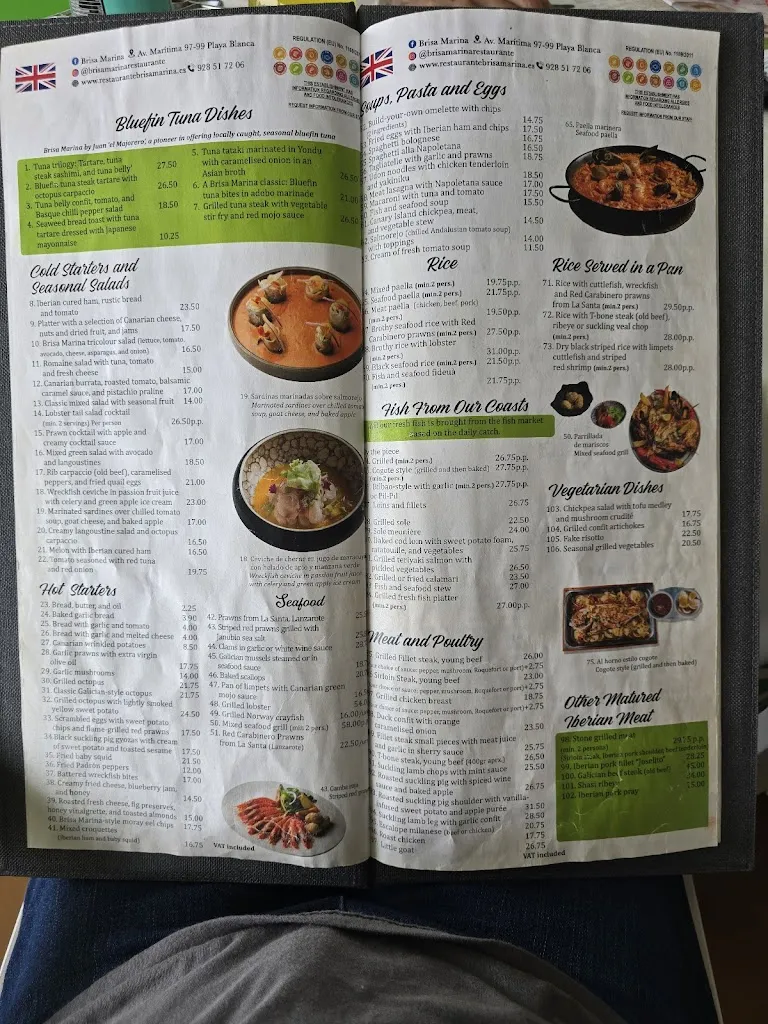 Menu_Restaurante Brisa Marina_Playa Blanca_image_2