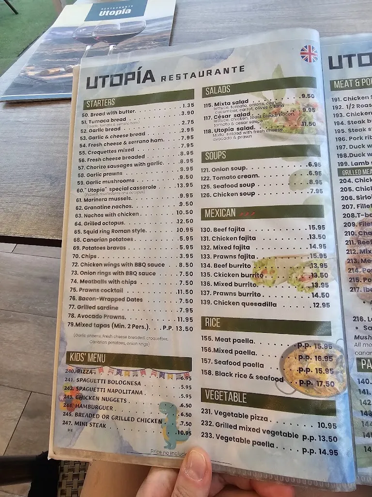 Menu_Restaurante Utopia_Playa Blanca_immagine_4