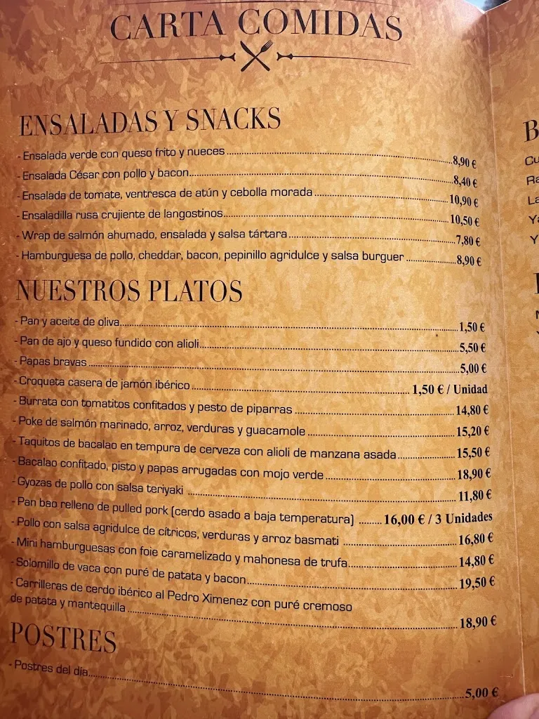 Menu_Izaro Taberna_Playa Blanca_image_1