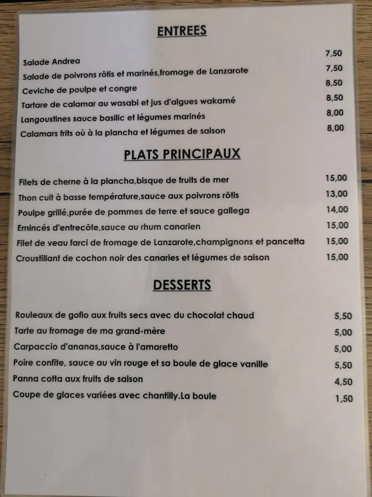 Menu_Restaurante Epicure_Playa Blanca_immagine_1