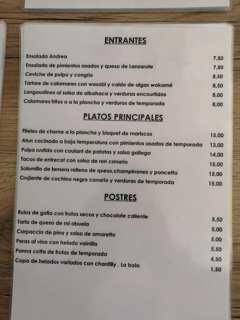 Menu_Restaurante Epicure_Playa Blanca_immagine_4