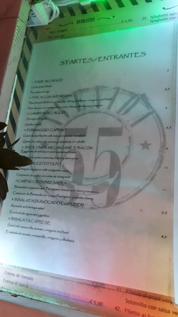 Menu_Avenida 55_Playa Blanca_image_3