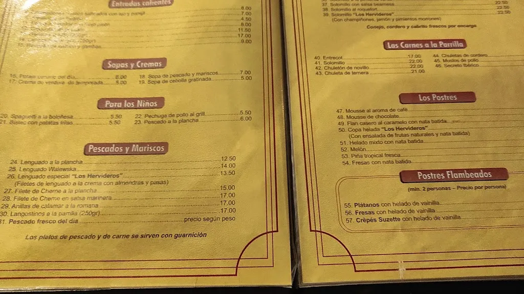 Menu_Restaurante Los Hervideros_Playa Blanca_image_2