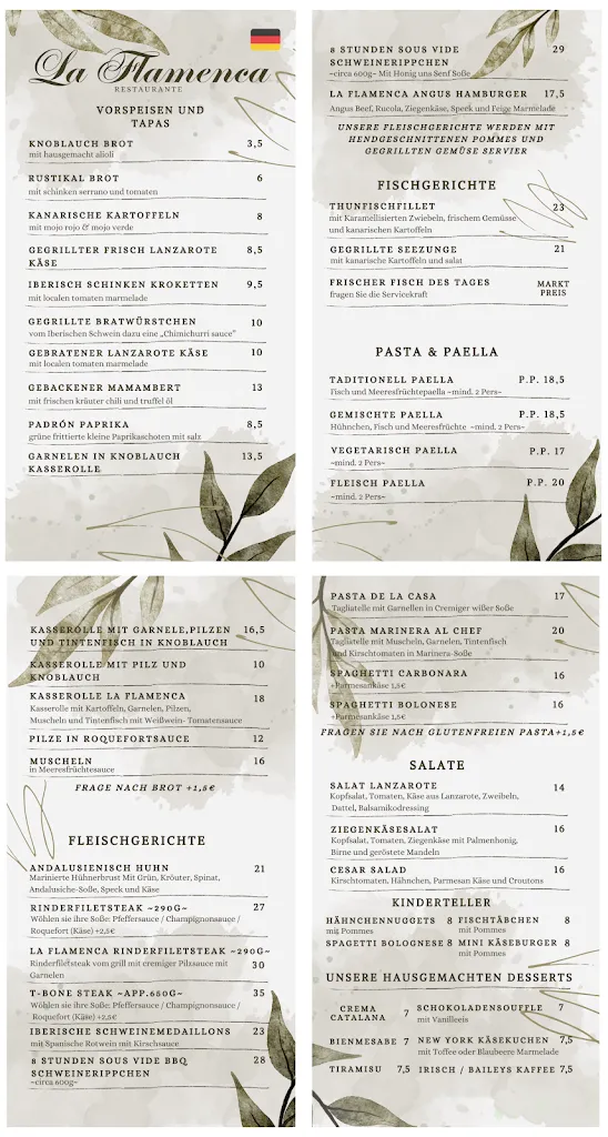 Menu_Restaurante La Flamenca_Playa Blanca_image_2