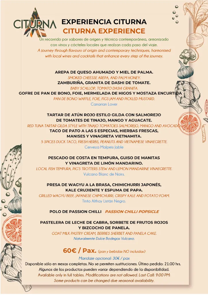 Menu_Citurna Casual Food_Playa Blanca_image_2