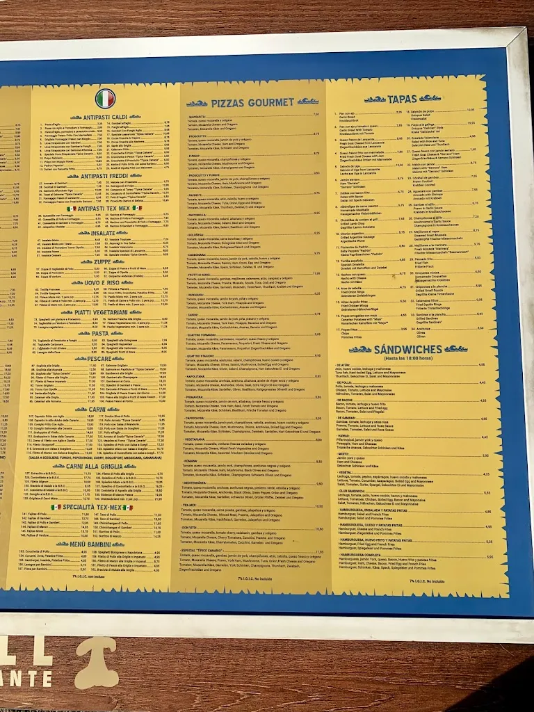 Menu_Típico Canario_Playa Blanca_image_2