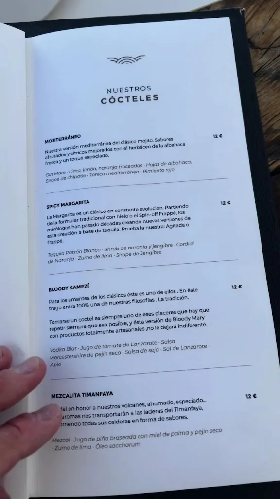 Menu_Kamezí Restaurant_Playa Blanca_immagine_3