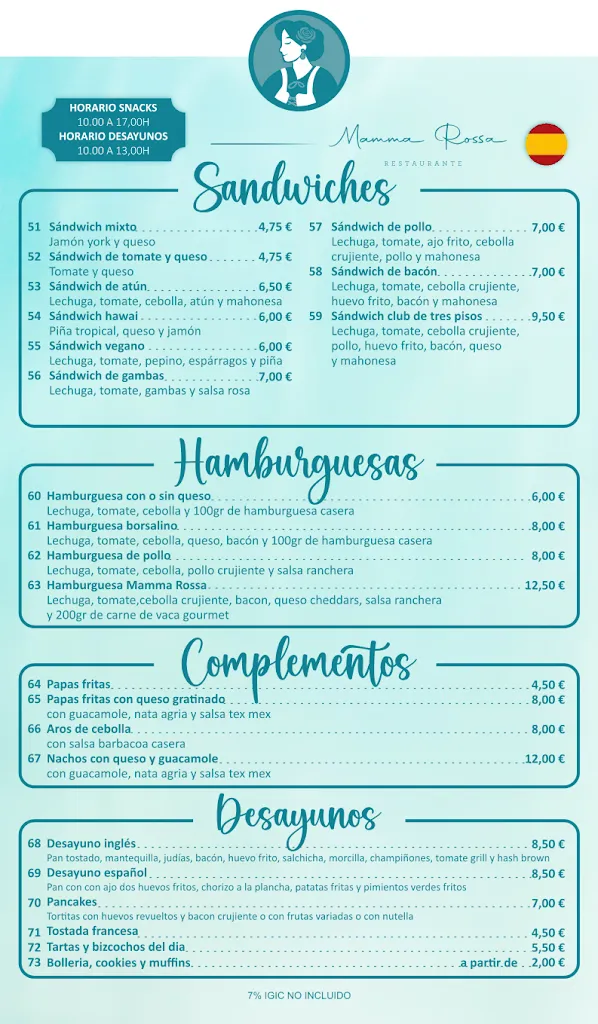 Menu_Restaurante Mamma Rossa_Playa Blanca_immagine_2