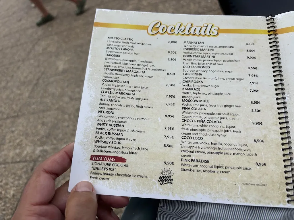 Menu_Yum Yum_Playa Blanca_image_3