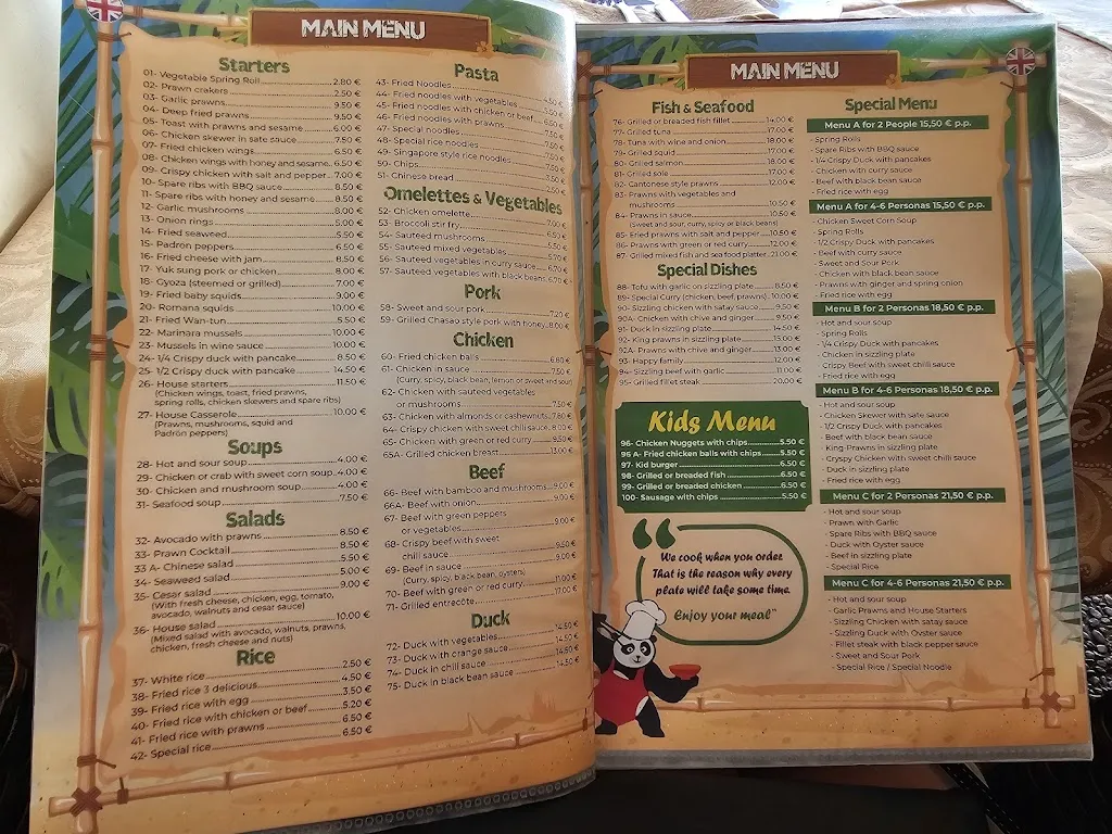 Menu_Mr. PANDA_Playa Blanca_image_1